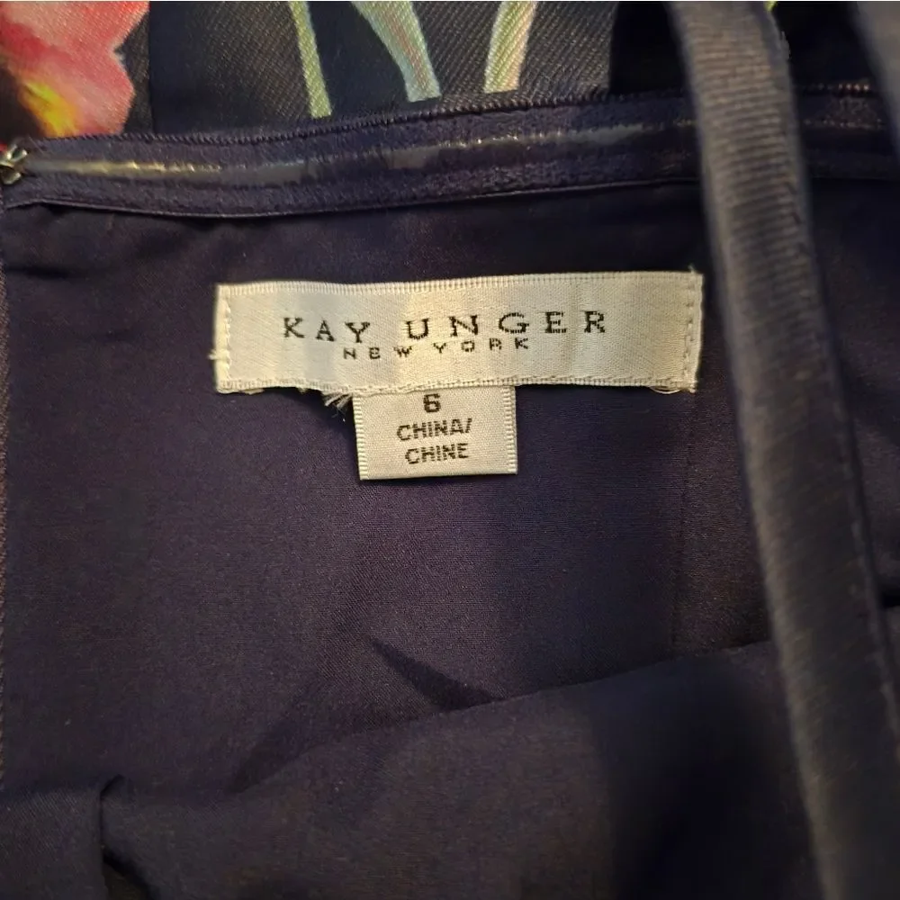 Kay Unger Margot Tea Length Dress - Picture 15 of 16